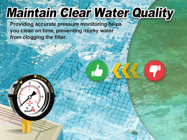 accurate pool pressure gauge