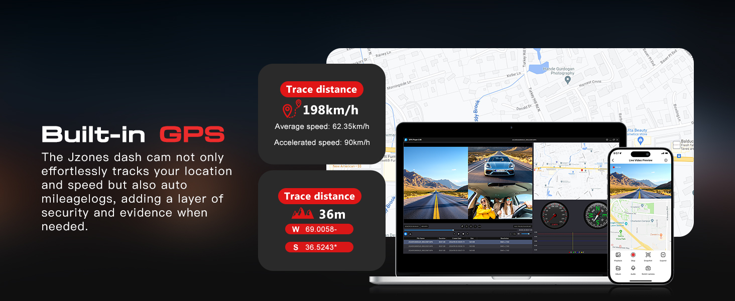 dash cam front and rear 4k,dashcams for cars front and rear,wireless dashcams for cars