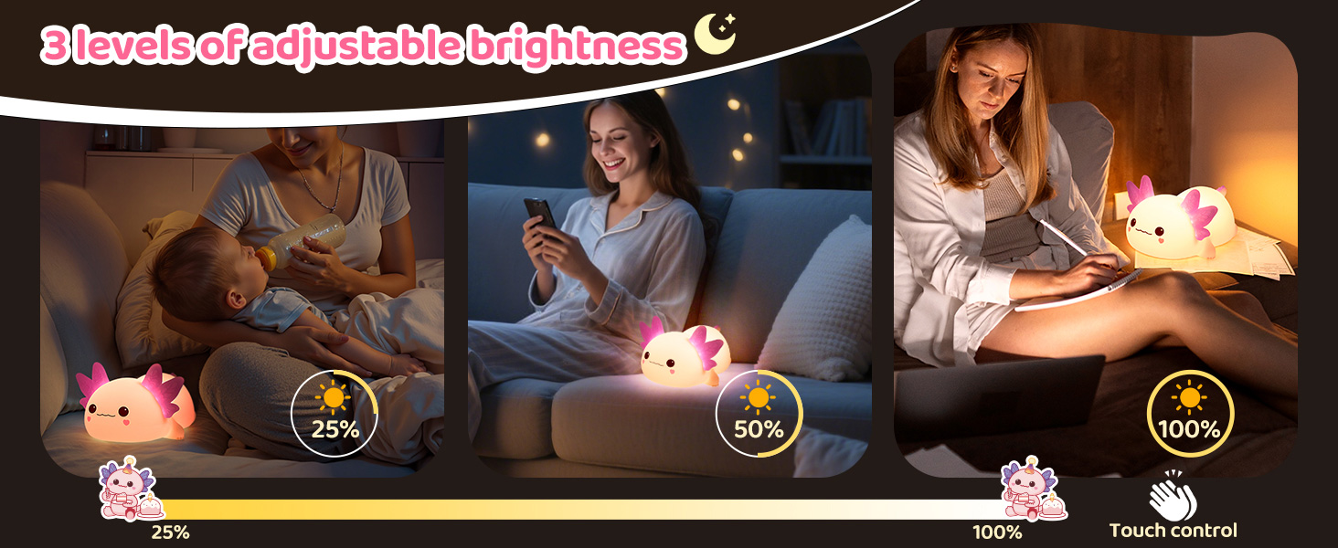 axolotl lamp axolotl night light axolotl light kids night light axolotl gifts axolotl toys