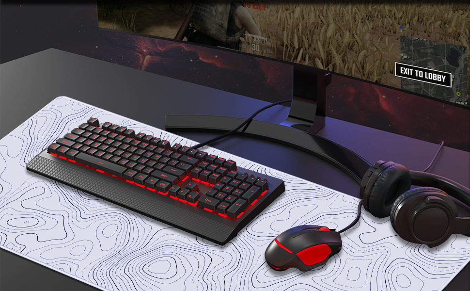 mouse pad gaming mousepad large desk mat xxl xl big extended keyboard computer accessories