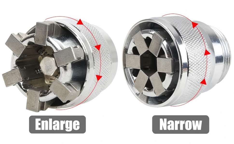 Adjustable Universal Socket Wrench