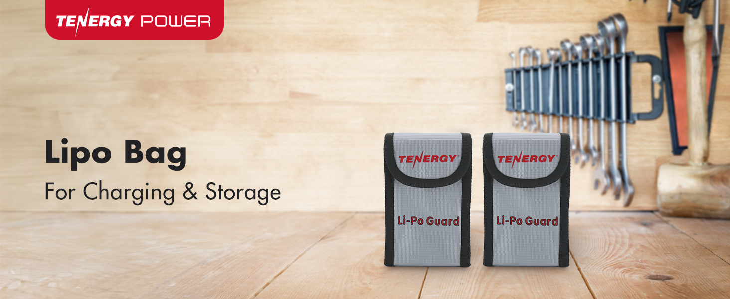 Tenergy power Lipo bag for charging and storage