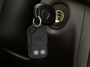 Compact remote fits on your car keychain, reducing the risk of leaving it in the car.