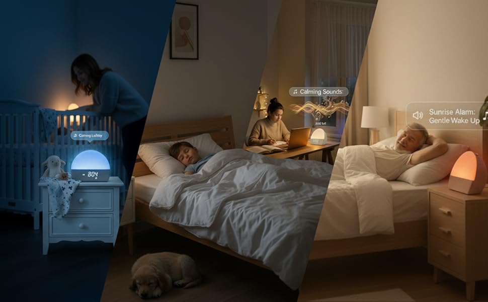 deep sleep with paus white noise machine