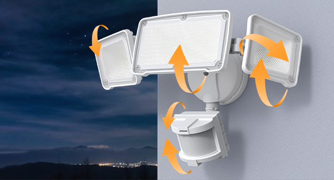 adjustable motion sensor light