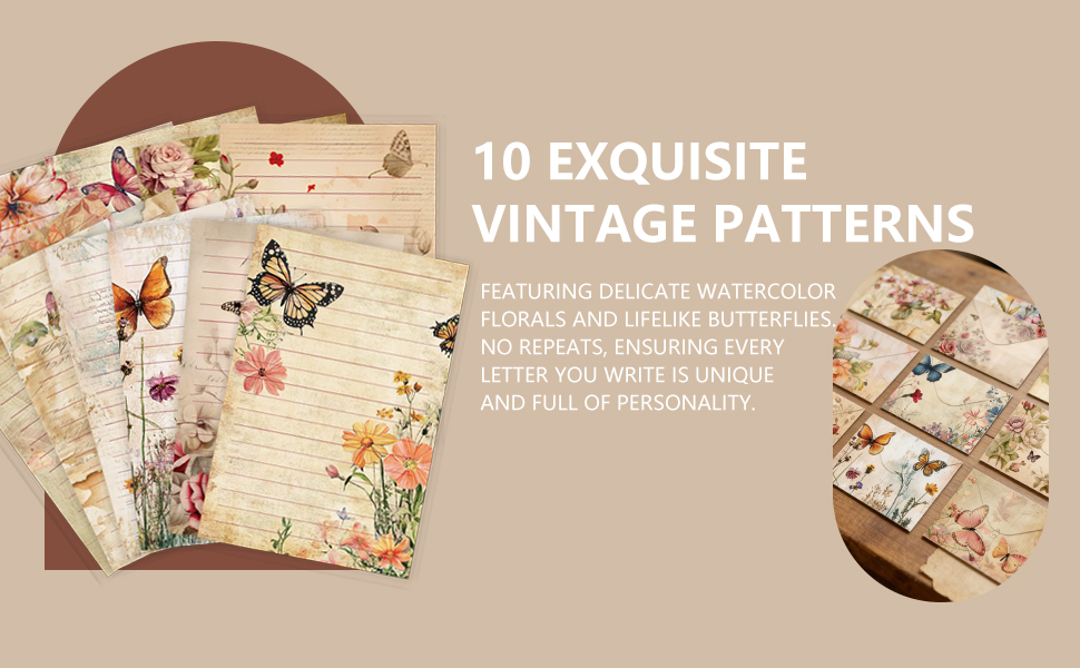 Delicate watercolor florals &amp;amp; lifelike butterflies, no repeats—each letter unique and charming.