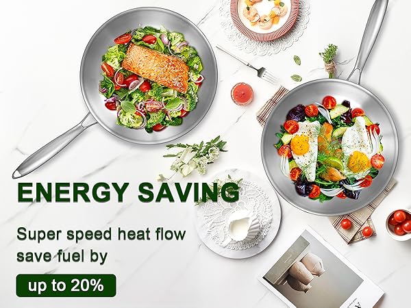 stainless steel saute pan