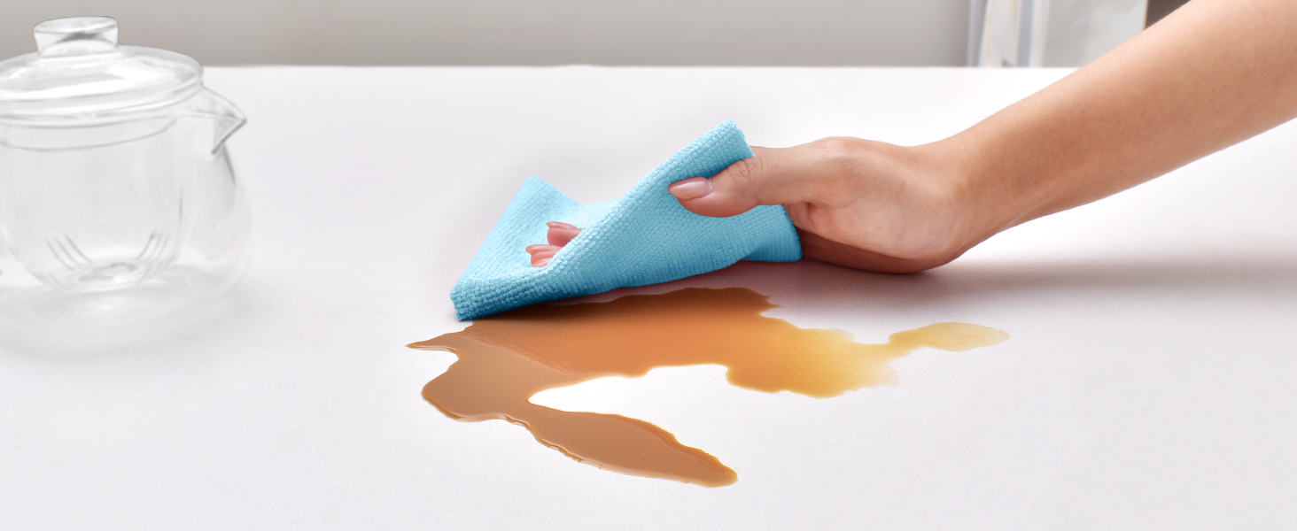 large tear-away microfiber cleaning cloth roll