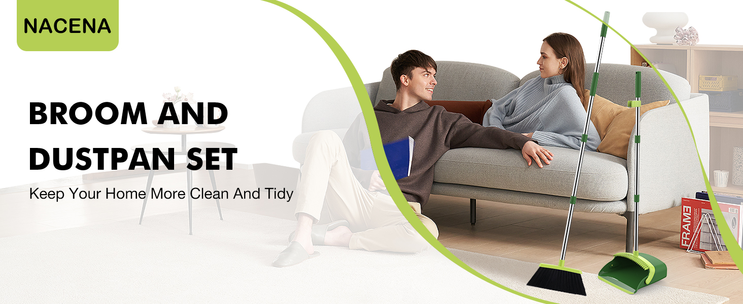 Broom and Dustpan Set