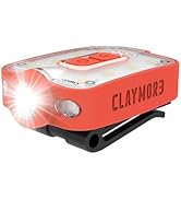 Claymore Capon 40B Red Clip-On Cap Light – USB-C Rechargeable 230LM LED Headlamp | 3 Light Modes ...