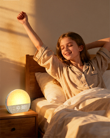 sunrise lamp clock