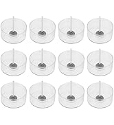 VILLCASE 220pcs Candle Making Kit - Plastic Tealight Holder Molds with 200 Wicks & 20 Clear Round...