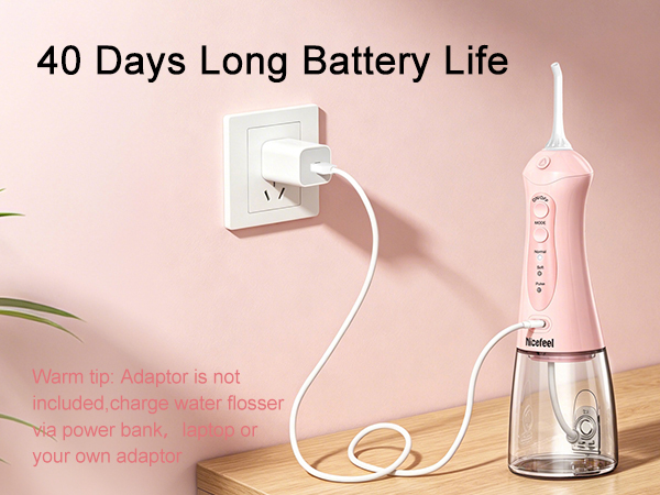 Rechargeable water flosser