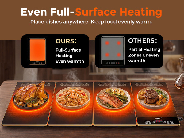 warmers for food trays buffet
