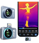 Thermal Camera for iPhone, P2 Pro Thermal Imager with Macro Lens, 512×384 IR Resolution Infrared ...
