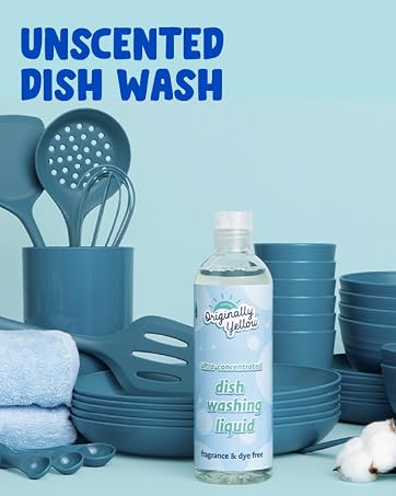 concentrated dish soap unscented dish wash dye free fragarance free soap for dishes dishwasher