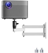 suptek Universal Foldable Projector Wall Mount - Adjustable Bracket for Projectors, Compatible wi...