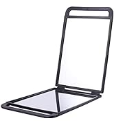 mpowtech Large Hand Held Mirror with Handle(14.17''x 9.45'') - Rectangular Double Side Handle Mir...