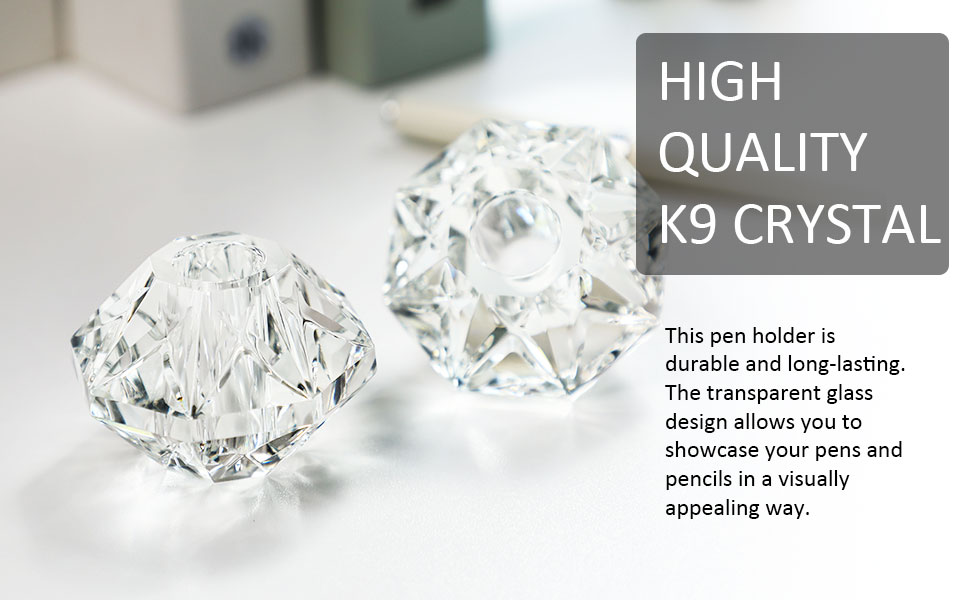 2-Packs Crystal Fountain Pen Stand