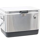 Rio Gear 54 Quart Steel Portable Cooler with Bottle Opener