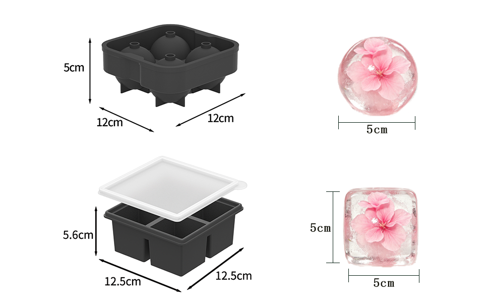round ice cube mold