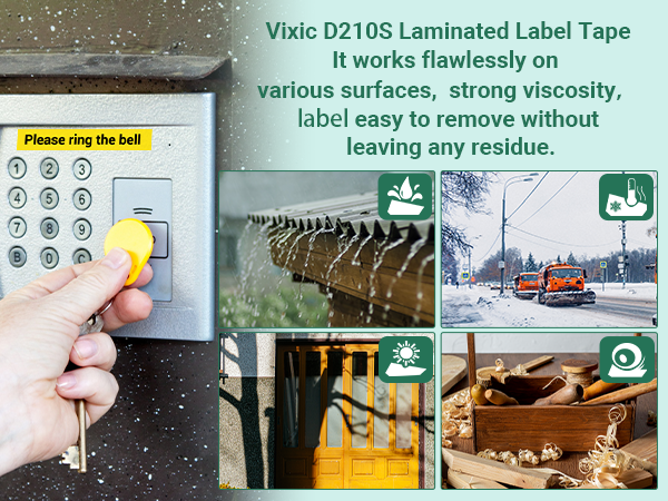 12mm 0.47inch label maker tape waterproof