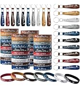 IDREAMBAND 100 Pcs Bible Verse Bracelets Christian Inspirational Bible Keychains –Bulk Religious ...
