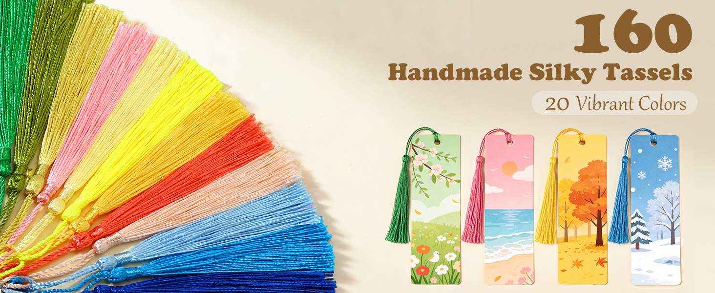 diy tassels bookmark tassels