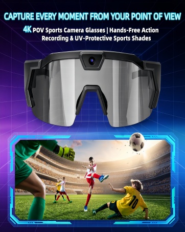 CAPTURE EVERY MOMENT FROM YOUR POINT OF VIEW