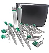 A2ZScilab - New Deluxe Fiber Optic Oral Airway Intubation Kit Emergency Kit with Case - Set of 10...