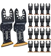 50Pcs Curved-Edge Oscillating Tool Blades Professional Universal Oscillating Saw Blades Wood Mult...