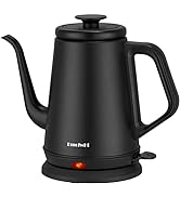 DmofwHi Gooseneck Electric Kettle(1.0L),1000W Electric Tea Kettle of 304 Stainless Steel,Auto Shu...