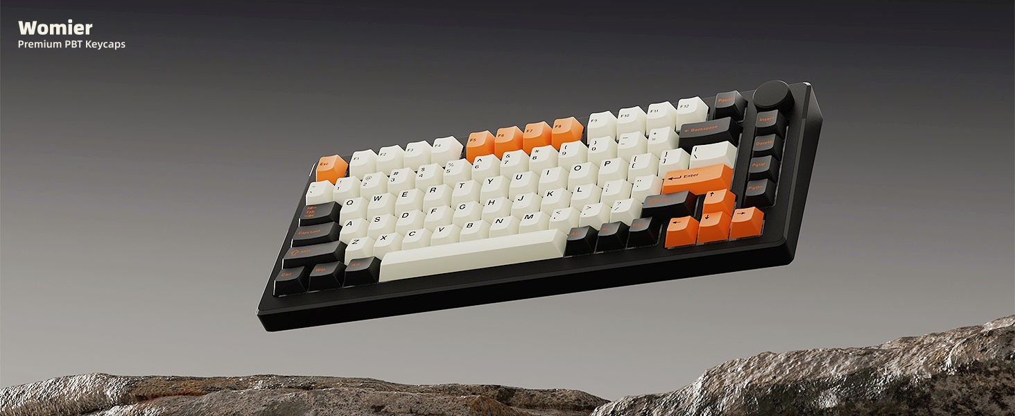 PBT Keycaps, Custom Retro Keycaps Set, Keyboard Caps Cherry Profile Keycaps