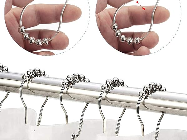 shower curtain rod shower curtain rings curtain hooks