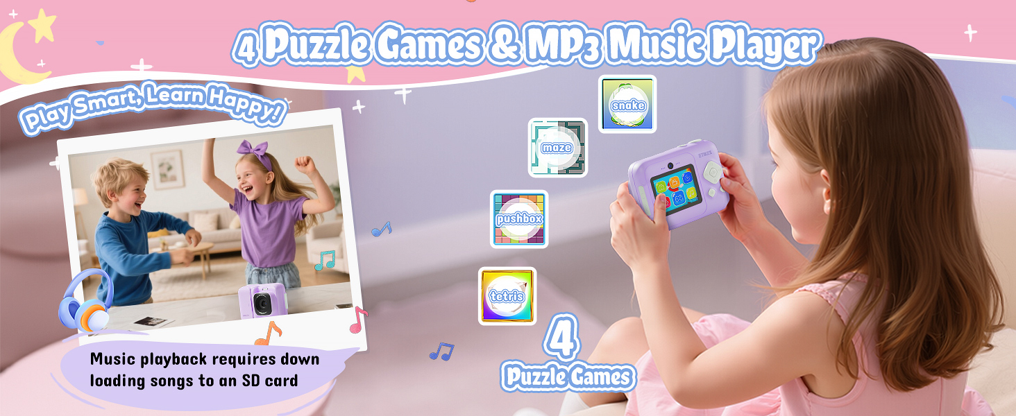 kids camera for kids Christmas gifts for 10 year old girl instant camera kids camera instant print