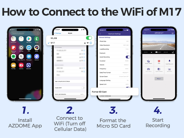 WiFi Connection Steps