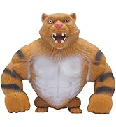 FSFHSJ Tiger Toys , Fun Stretch Tiger Toy for Kids and Adults, Squeeze Stress Tiger, Sensory Toys...