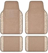 CAR PASS Bling Car Mats Shining Diamond Carpet Crystal Rhinestones Sparkly Glitter Floor Mats wi...