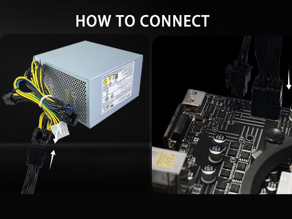 8 Pin to 4 Pin CPU Power Adapter