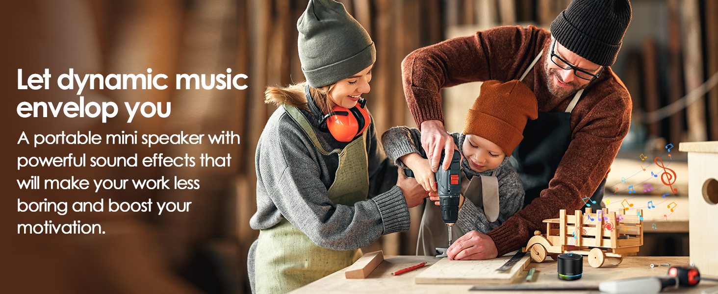 Mini Speakers with Hands-Free Call