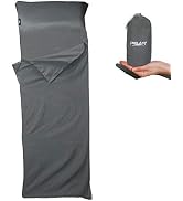 Frelaxy Sleeping Bag Liner, XL Travel Sheet &amp; Camping Sheet for Backpacking, Hotel, Hostels &amp; Tra...