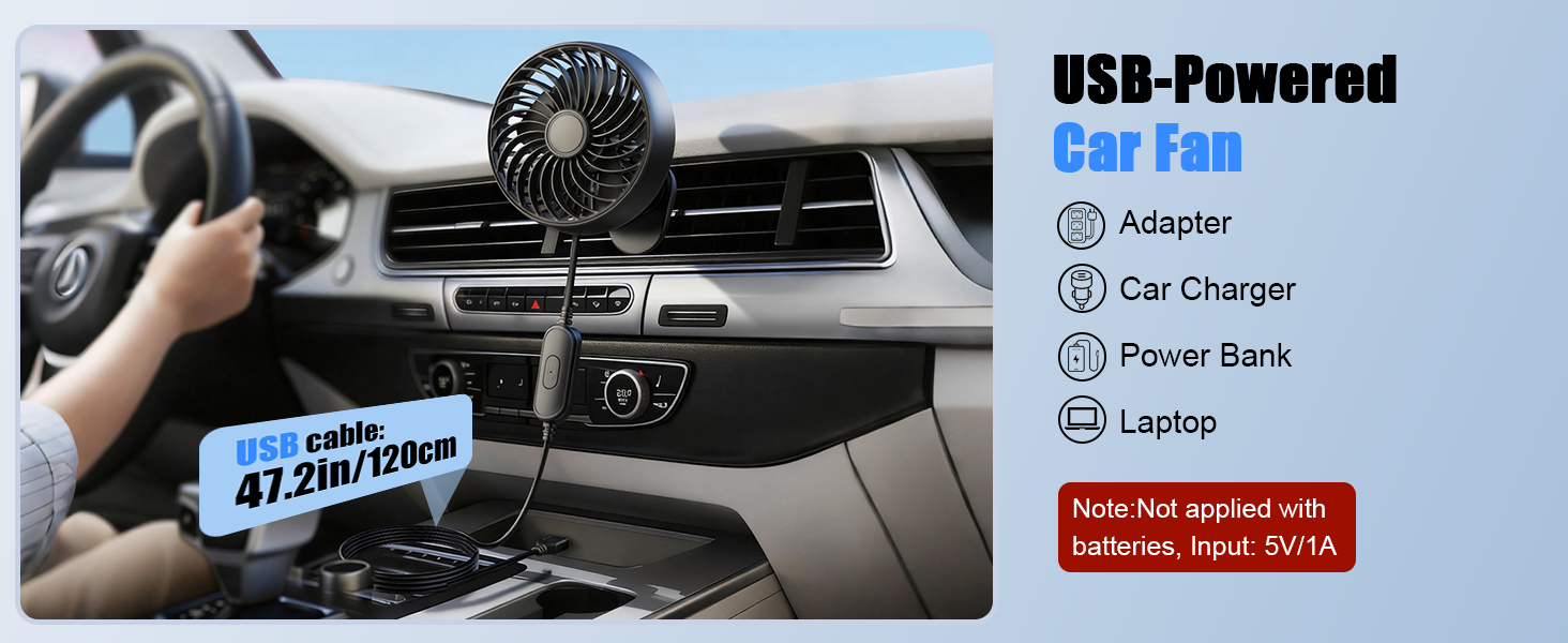 small fan for car
