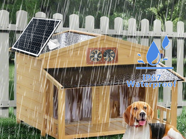 Solar Powered Fan for Chicken Coops