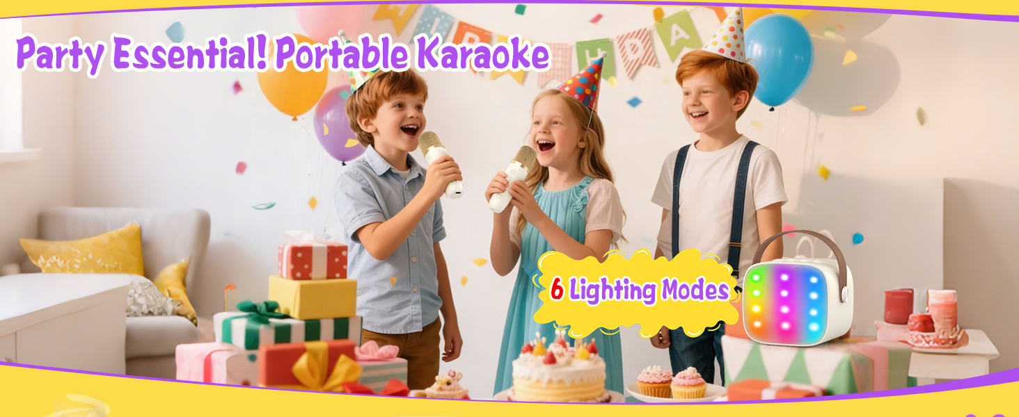 6 colorful lighting modes