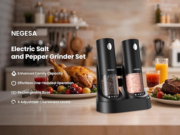 salt and pepper grinder set