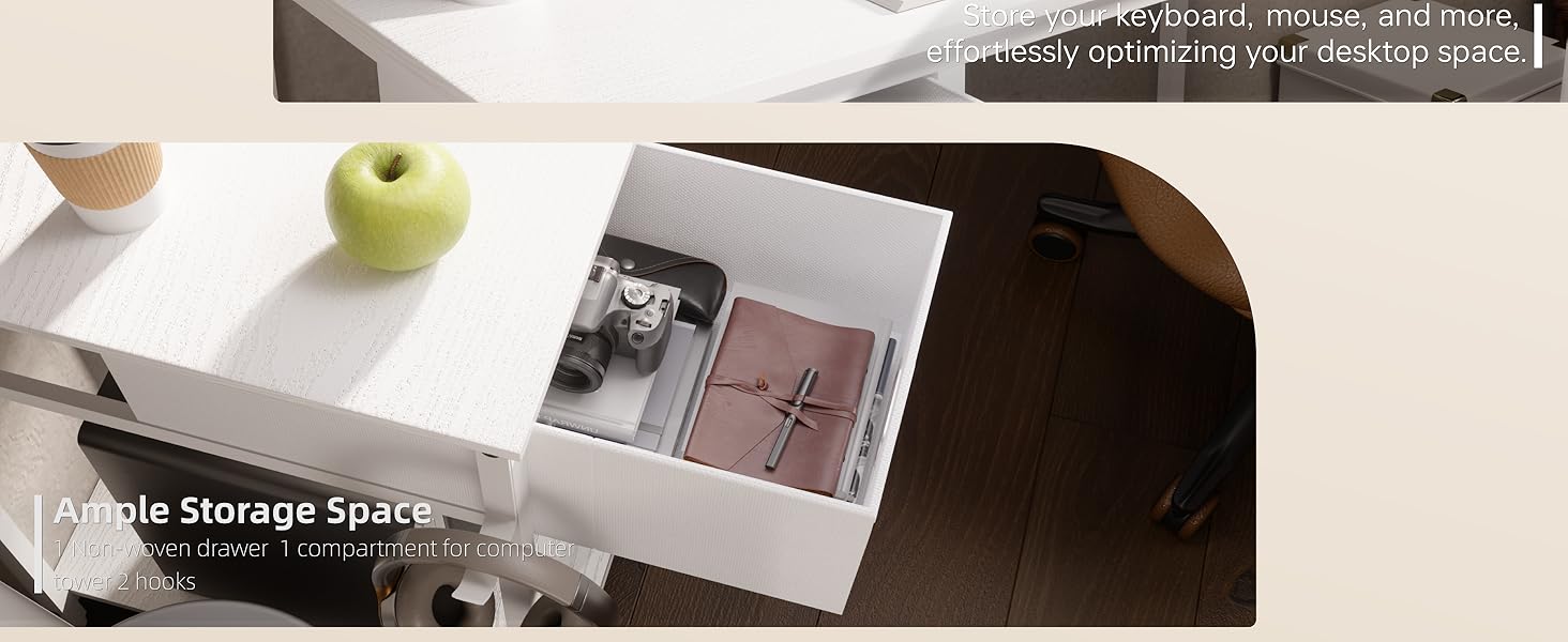 desk with drawer