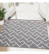 OLANLY Front Door Mat, Non-Slip Rubber Backing, Dirt Resistant and Absorbent, Washable, Easy to C...