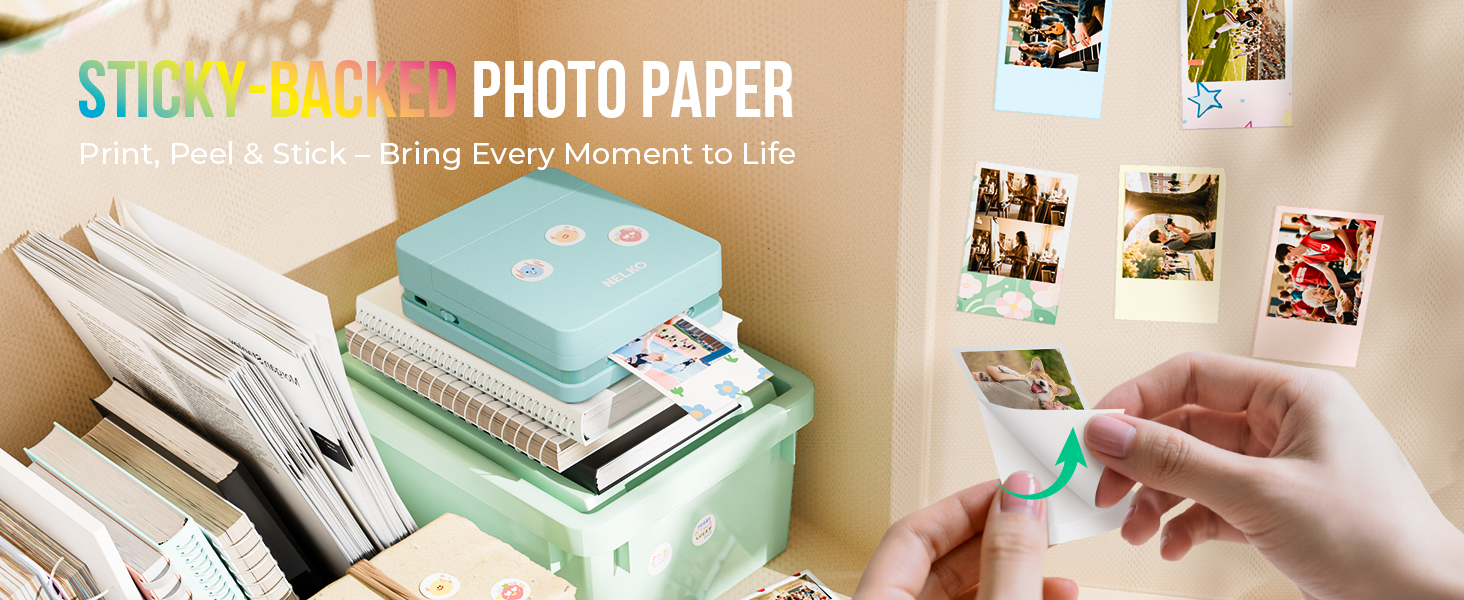 Nelko PP01 photo printer portable photo printer photo picture printer mini photo printer