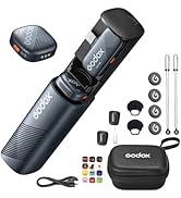 GODOX Cube-SL Kit2 Wireless Lavalier Microphone, Microphone for iPhone Lightning (2 TX + 1 RX Cha...