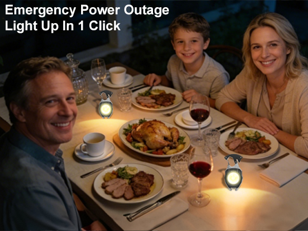 Emergency power outage, light up in 1 click.